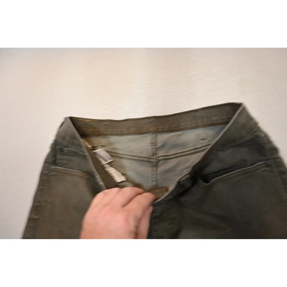 Levis 511 Slim Fit Jeans Mens 38x30 Brown Stretch Denim Rugged Excellent